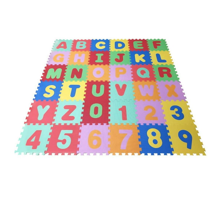 Someone’s in a Makro 36 Piece Interlocking Alphabet and Numbers
