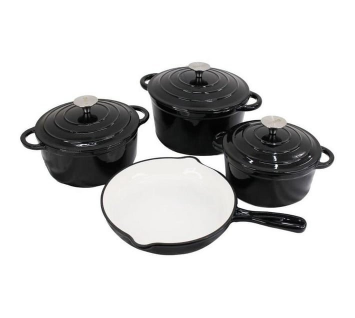 Someone’s in a Makro PSM 7 Piece Cast Iron Oven Cookware Pot Set Black Mood