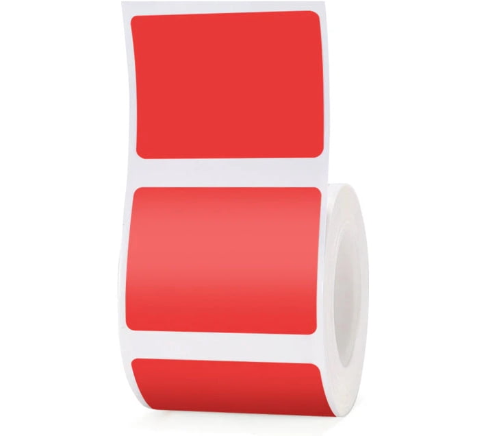 Niimbot B1 / B21 / B3S Self Adhesive Paper Label (Red) | Makro