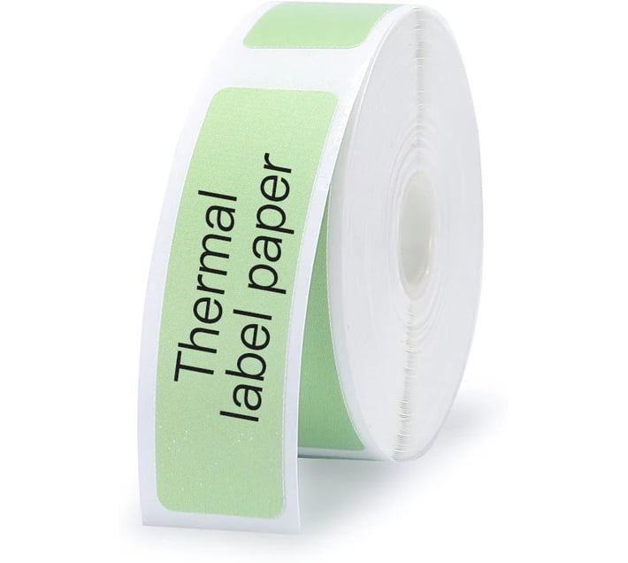 Niimbot D11 / D101 / D110 - 12*40mm - 160 Thermal Labels - Solid Green ...