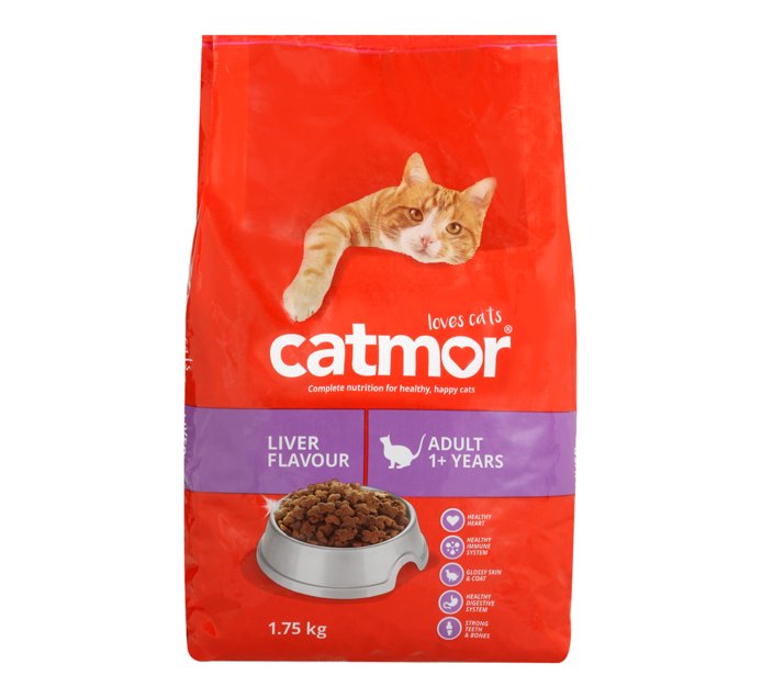 Catmor Dry Cat Food Liver (1 x 1.75kg) Makro