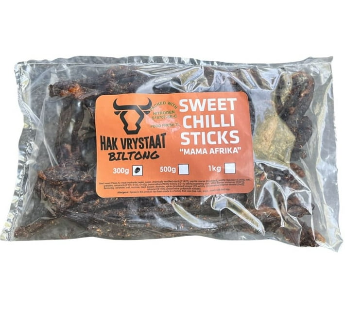 Chilli Sticks Hak Vrystaat Sweet Chilli Sticks (0.3 kg) | Makro