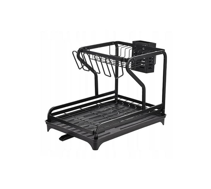 Someone’s in a Makro Dish Drying Rack With Drain And Cup Rack Mood