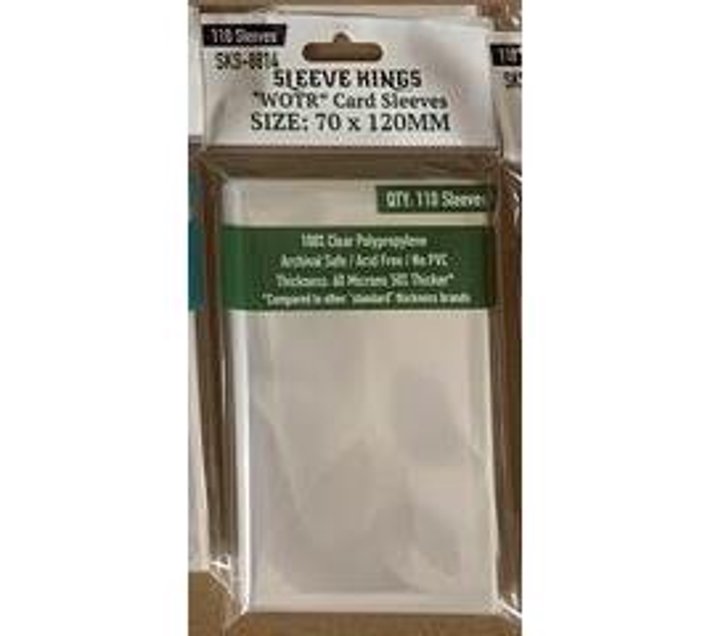 Sleeve Kings Wotr Card (70x120mm) Makro