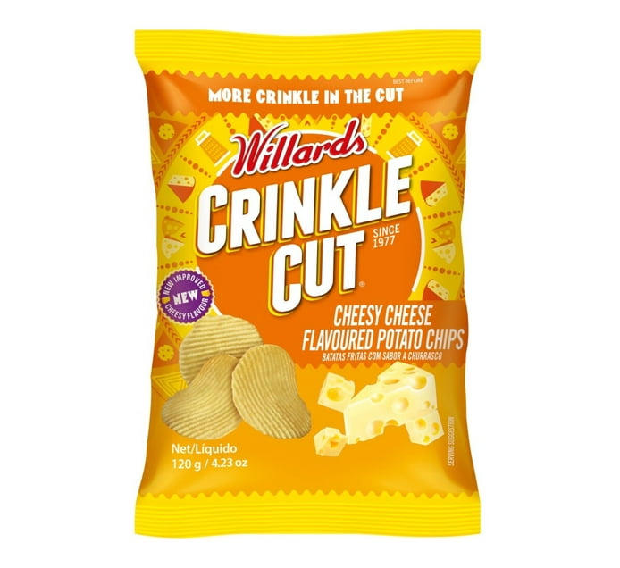 Willards Chips Cheese (20 x 120g) | Makro
