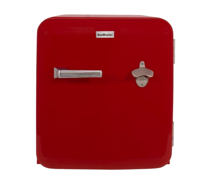 Someone’s in a Makro 50L Retro Counter Top Fridge Red Mood