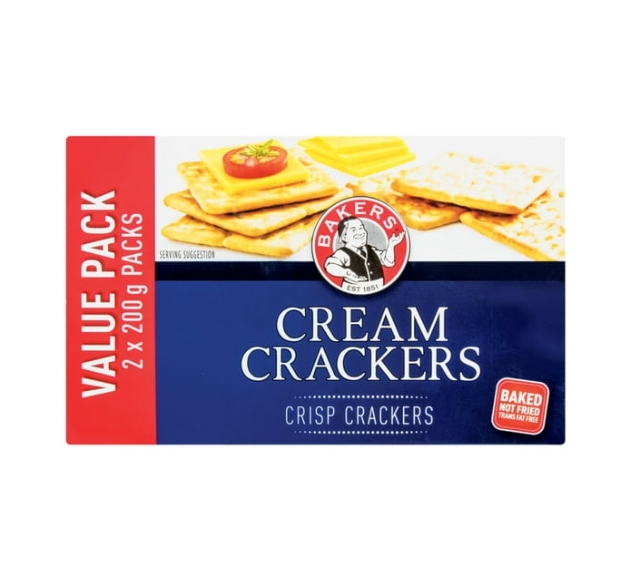 Someone’s in a Makro Bakers Cream Crackers Biscuits (2 x 200g) Mood