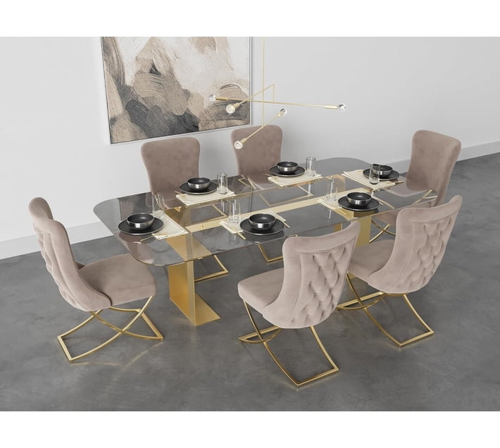 Designer Concepts Daniela Chair Tan Foam Living Room Chair (Finish