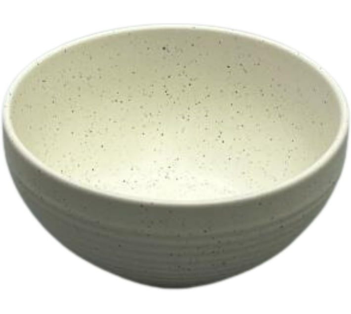 danny home Ceramic Salad Bowl B406 (Pack of 1, Beige) Makro