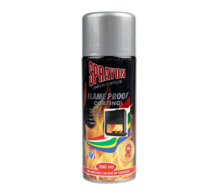 Sprayon Ultra High Temperature Spray Paint Silver (390ml) Makro