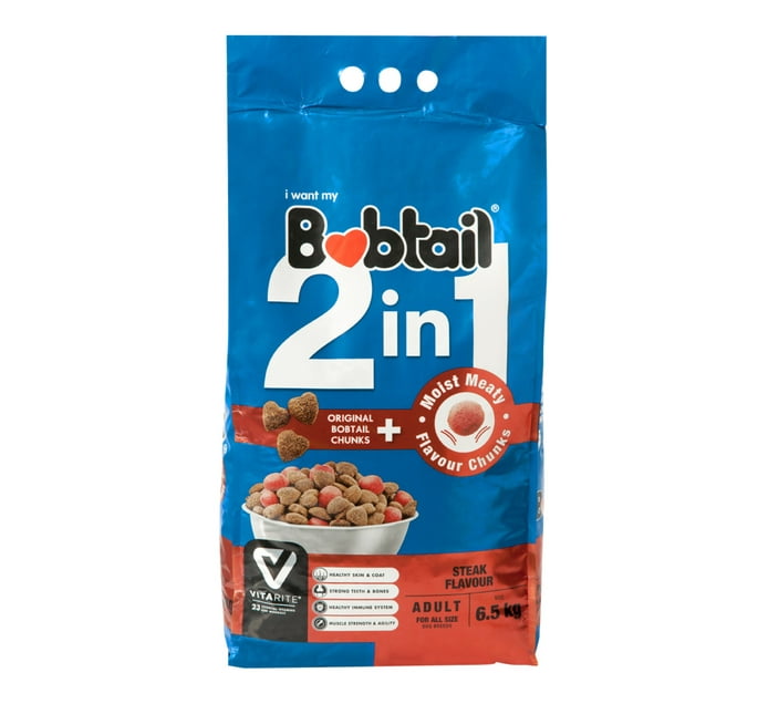 Someone s in a Makro Bobtail 1 x 6.5kg 2 IN 1 Adult Dry Dog Food Mood