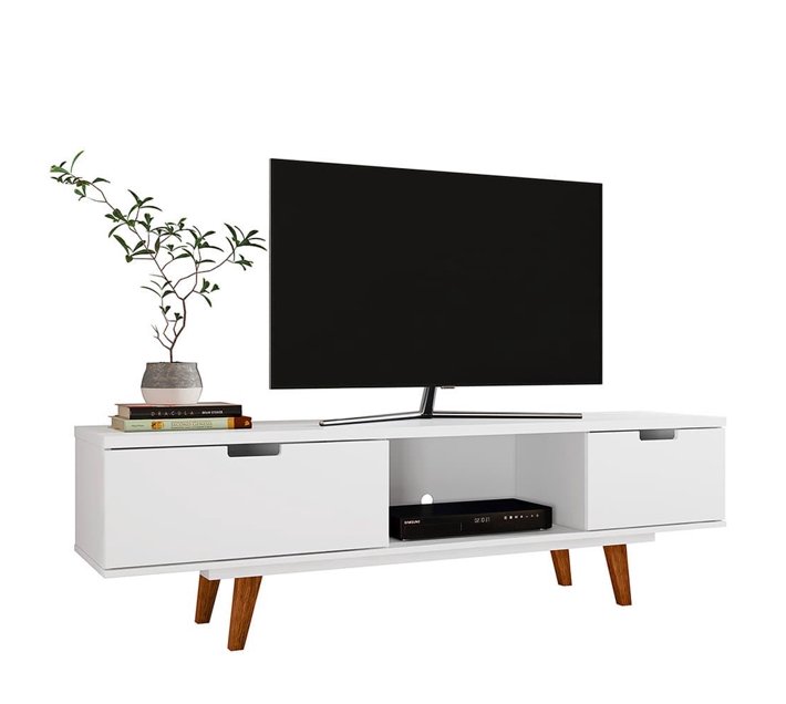 Vintage TV Stand White Makro