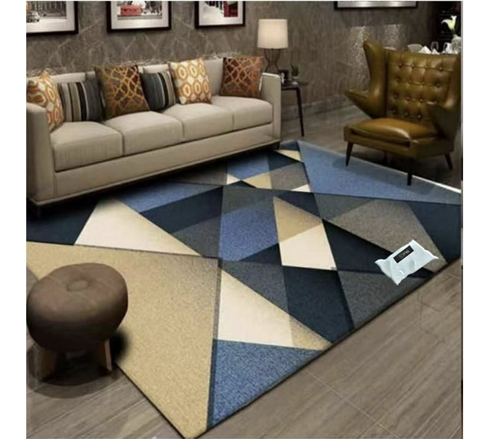 Buy SMTE (Area Rug) Polyester Rectangle Shape (200 cm x 150 cm ...