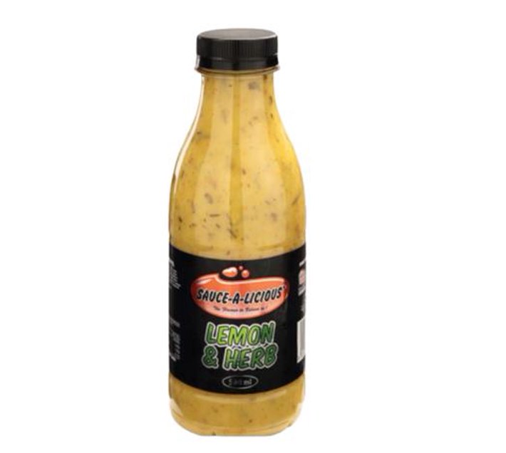 Someone’s in a Makro Saucealicious Lemon & Herb Sauce 12 x 500 ml Mood