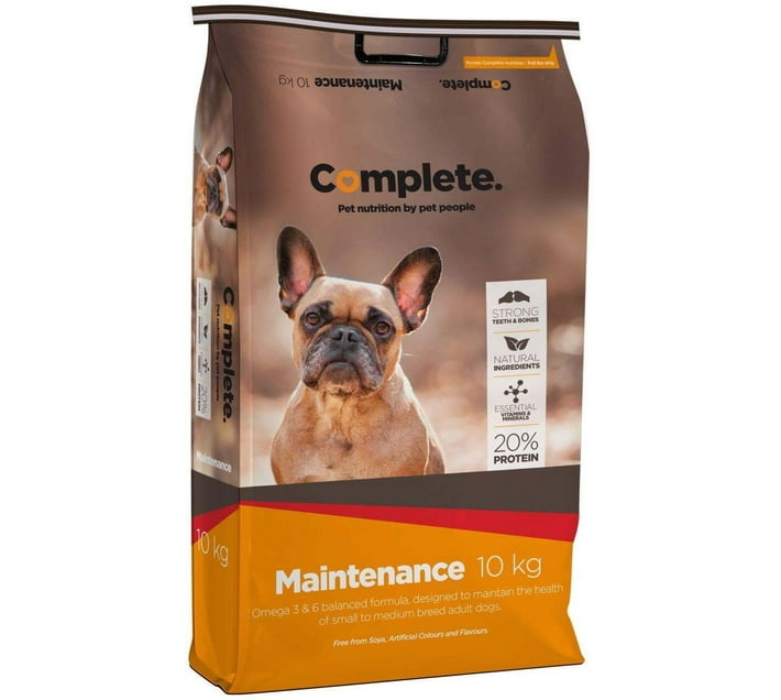 Complete Pet Food Maintenance Small Medium Breed 10kg Chicken 10 kg