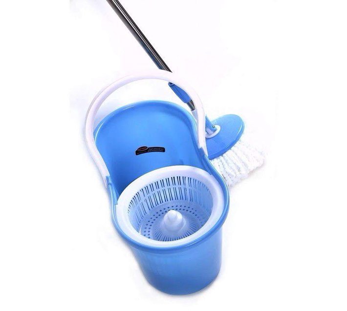 360 Rotating Mop with Bucket Blue Makro