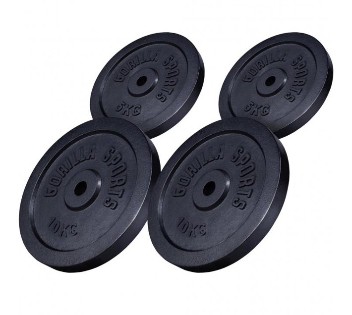 Someone’s in a Makro Weight plate set 30mm black 30kg Mood