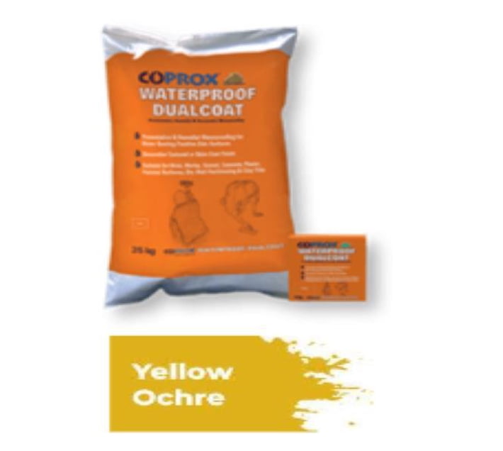 Coprox Someone’s in a Makro Coprox Waterproof Dualcoat Yellow Ochre 1kg Mood