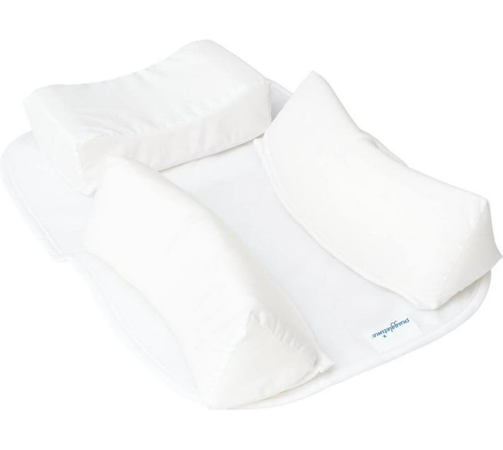 Snuggletime Memory Foam Solid Bolster Pack of 1 (White) Makro