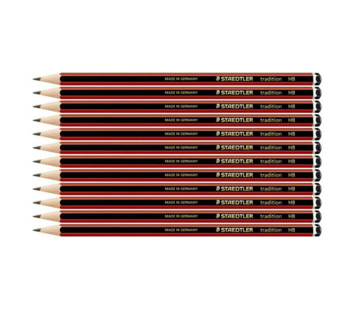 STAEDTLER Tradition Drawing Pencil - 6 Pack Of 12 Pencils | Makro