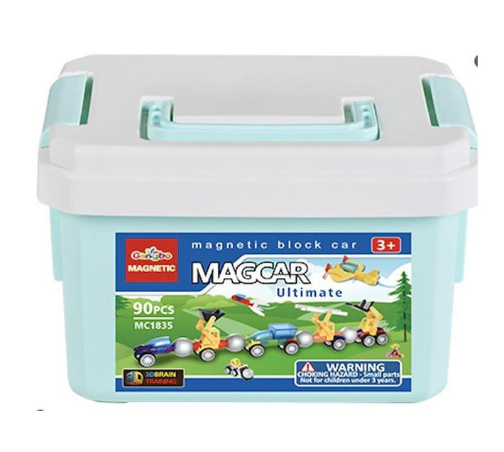 Toy Cars 90 pc Set for Toddlers, Preschoolers and young Kids