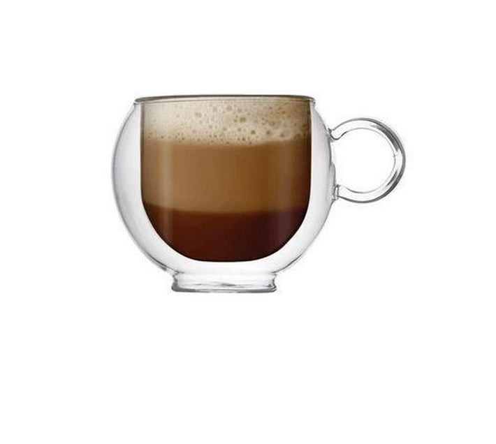 2 Piece Thermo-glass Coffee Cappuccino Cup | Makro