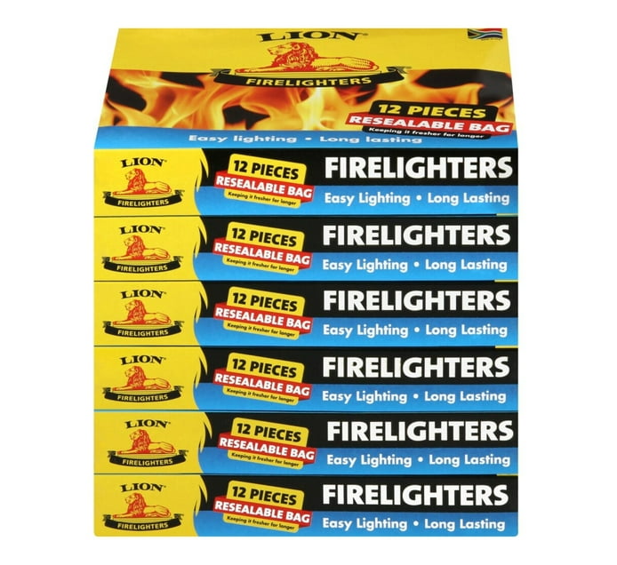 Buy Lion 6 x 1's Firelighters Sw in Bulk | Makro Business