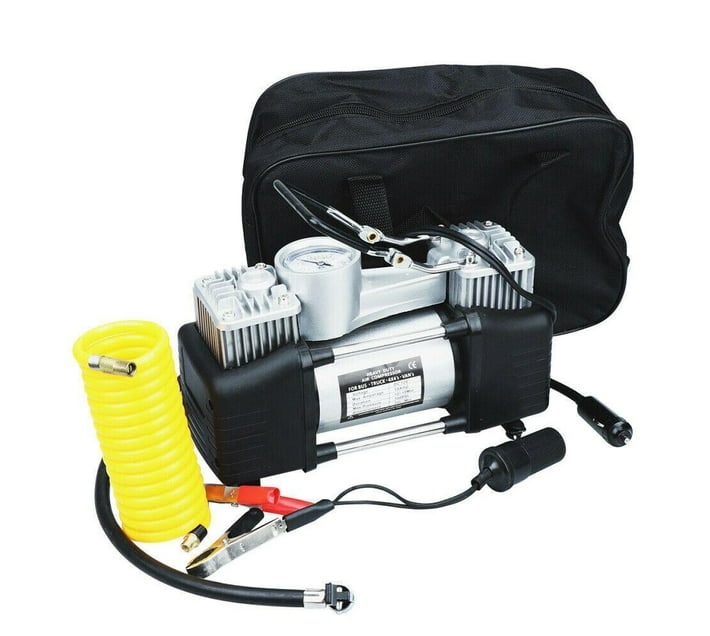 12V 150 PSI Double Cylinder Air Compressor Inflator Pump Car Tire | Makro