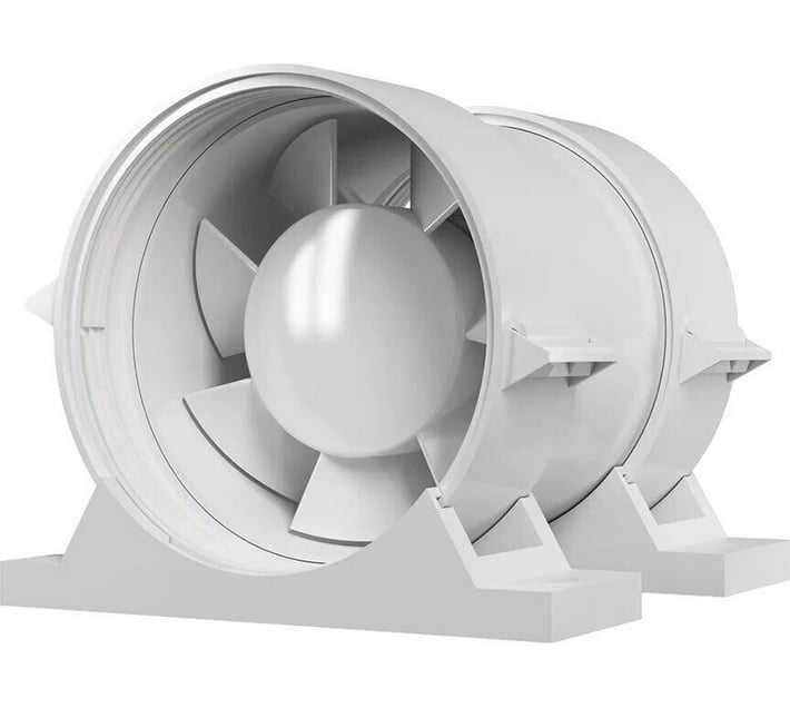 MMotors SA PRO 4 100 mm Exhaust Fan (White) Makro