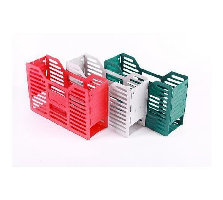 A4 Slated Container_Black_100 Pack Makro