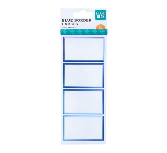 Someone’s in a Makro Pen&gear 210 x 80 x 1 mm Border Labels Blue and ...