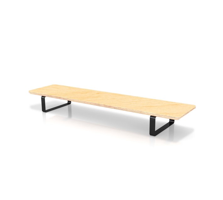 Table Shelf Ergonomic Dual Monitor Riser or Laptop Stand Makro