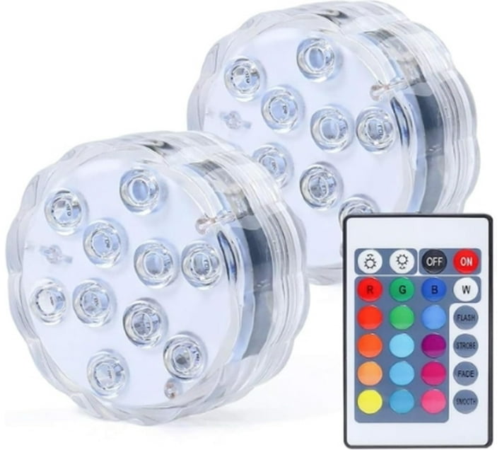 PHRM Phronex LED Lights with Remote Shower Lights Waterproof Battery