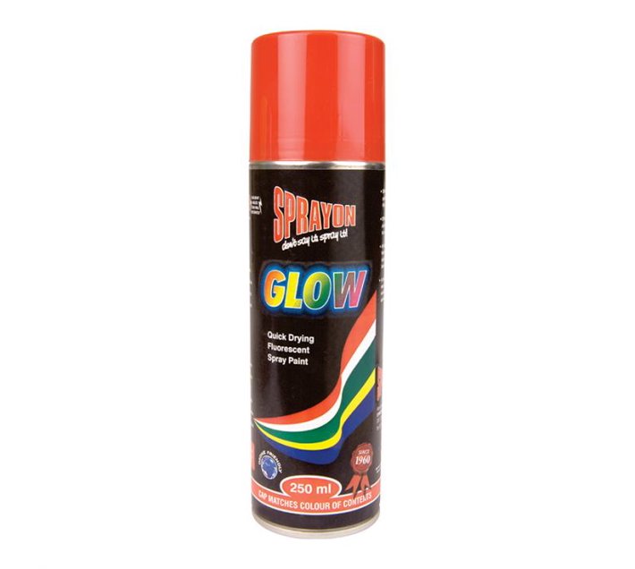 Sprayon Glow Red Spray Paint (300Ml) Makro