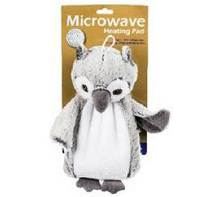 Dothome Grey Owl Microwave Heating Pad 300 ml Hot Water Bag (Grey) Makro