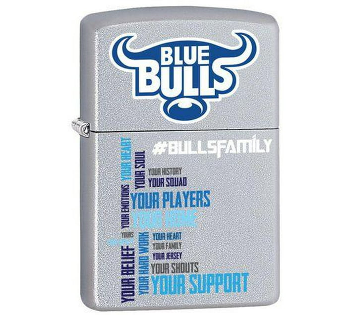 Someone’s in a Makro Zippo Lighter - Blue Bulls Family Logo Mood