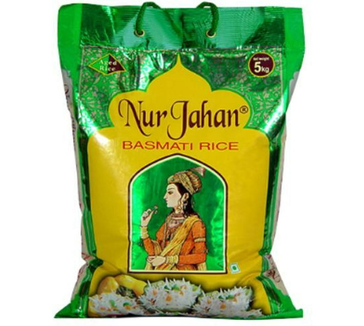 Buy NURJAHAN WHITE BASMATI RICE - 5KG PACK Rice (Raw) (5 kg) in Bulk ...
