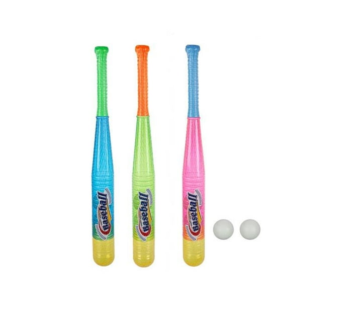 Someone’s in a Makro Plastic Baseball Bat with 2 Piece Balls Various (Pack of 3) Mood