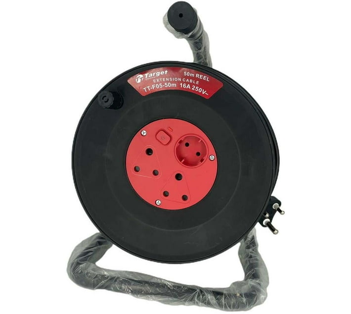 Target 16A 250V 1.5mm x 50M Extension with 3 Sockets 3 Socket Extension