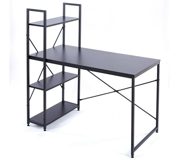 Someone’s in a Makro Computer Desk Work Desk with Storage Bookshelf