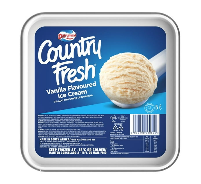 Country Fresh Country Fresh Ice Cream Vanilla (1 x 5L) | Makro