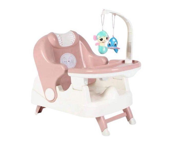 Someone’s in a Makro Toddler Floor Feeding Chair Pink Mood