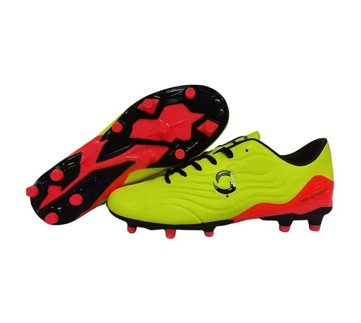 Someone’s in a Makro Grip Fire Speed Soccer Boots Yellow/Orange UK