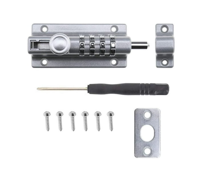 Someone’s in a Makro Tool DIY 4 Digit Keyless Sliding Lock Heavy Duty ...