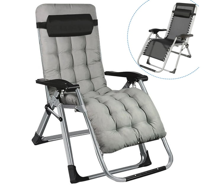 Someone’s in a Makro Gravity Lounger Chair Recliner Soft Cushion