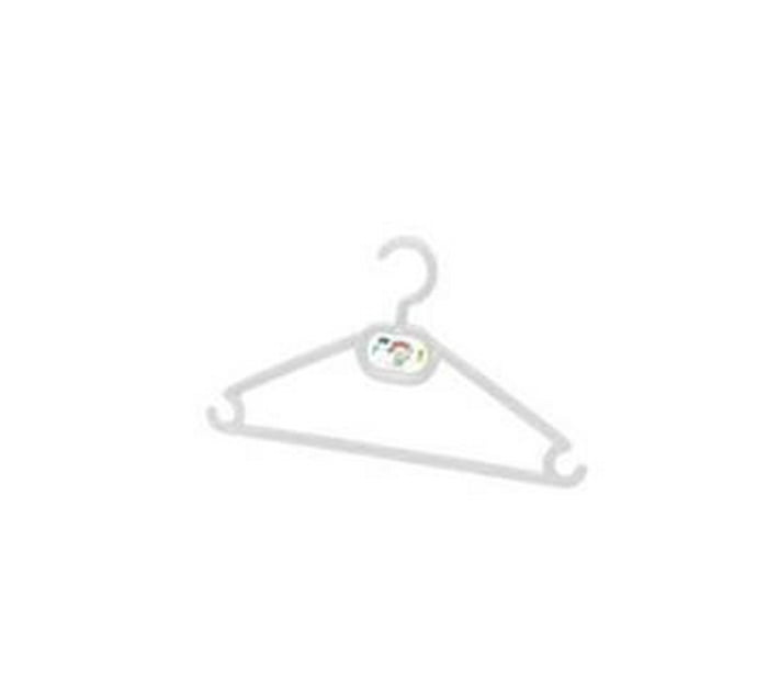 Bulk Pack x 6 Cooey Baby Hangers Pack-10 White