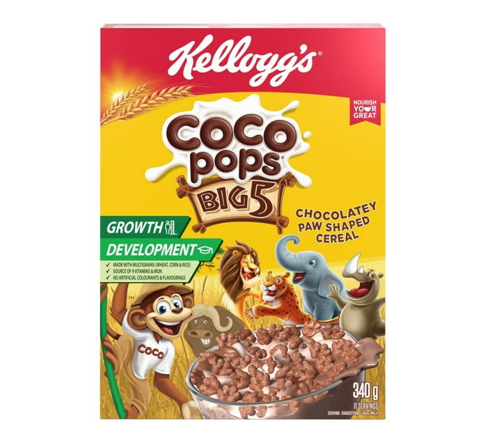 Someone’s in a Makro Kellogg's Coco Pops Big 5 Cereal (340 g) Mood