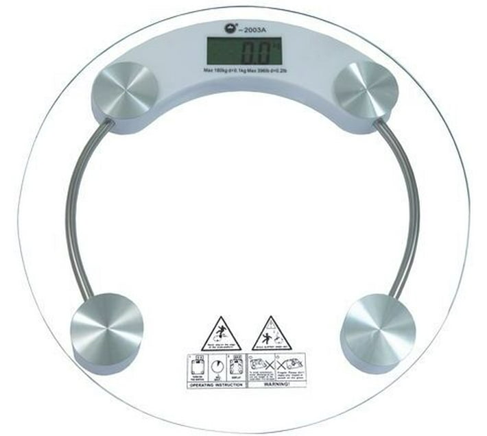 Generic Bathroom Scale Digital Personal-digital Weighing Scale (White) | Makro