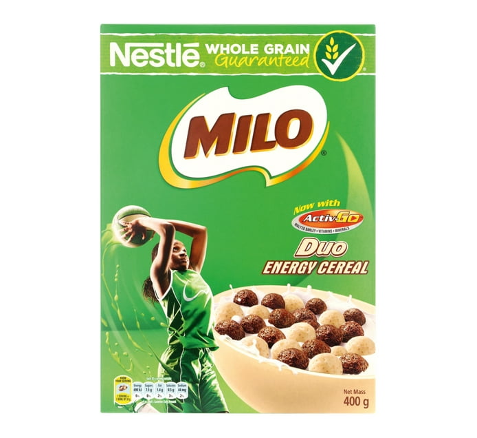Someone’s in a Makro Nestle Milo Cereal Duo Wholegrain (1 x 400g) Mood