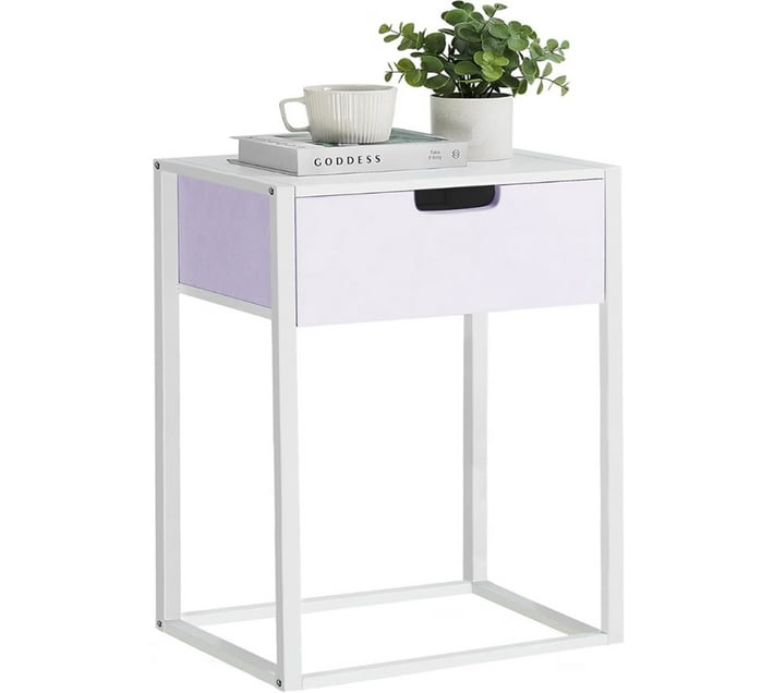 Golden Star Africa End Table Storage Drawer Engineered Wood Side Table